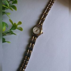 ANNE KLEIN Elegant Gold and Silver Women's Watch